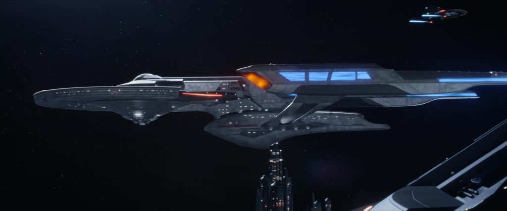 U.S.S. <i>Titan</i> NCC-80102-A leaves space dock