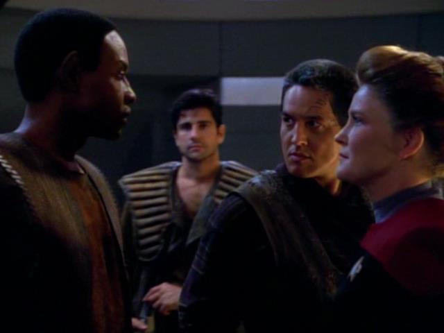 Tuvok is revealed to be Janeway's Security Officer