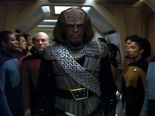 Worf resigns his commision