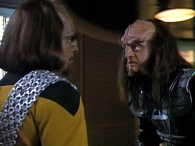 Worf and Gowron