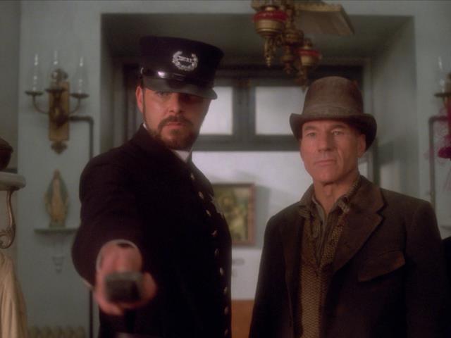 Riker and Picard in 19th century San Francisco