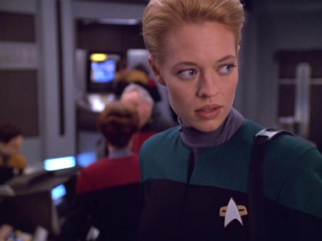 Seven of Nine before Voyager's first mission