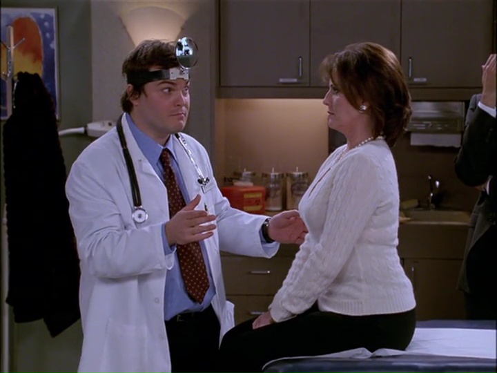 Dr. Hershberg attempts to examine Karen